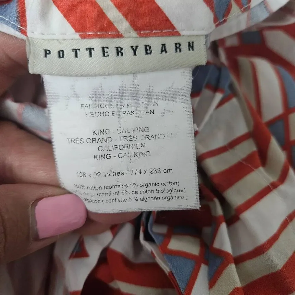 Pottery Barn Becks Geo duvet